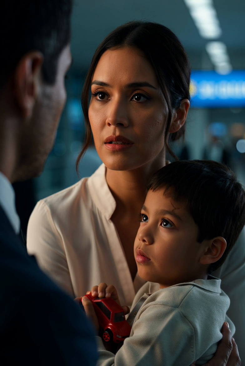 Vio a su hijo secreto antes de subir a su luna de miel